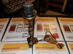 Lamp stalamp messing., Ophalen of Verzenden, Gebruikt, Metaal, Minder dan 50 cm