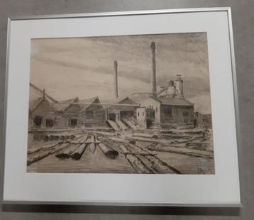 Frans Mars, Dekkers Houthandel in aluminium lijst  beschikbaar voor biedingen