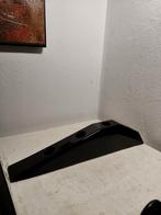 2846 Vintage Memphis Stijl Zwarte Kandelaar, Ophalen of Verzenden, Zwart, Metaal, Minder dan 25 cm