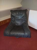 Leren  draaistoel., Huis en Inrichting, Fauteuils, Ophalen, Gebruikt