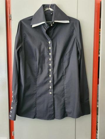 Mooie Zwarte Blouse Circle of Gentlemen Women (Maat 42) beschikbaar voor biedingen
