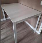 Witte tafel, Huis en Inrichting, Tafels | Eettafels, Ophalen of Verzenden, Zo goed als nieuw, Rechthoekig, 50 tot 100 cm