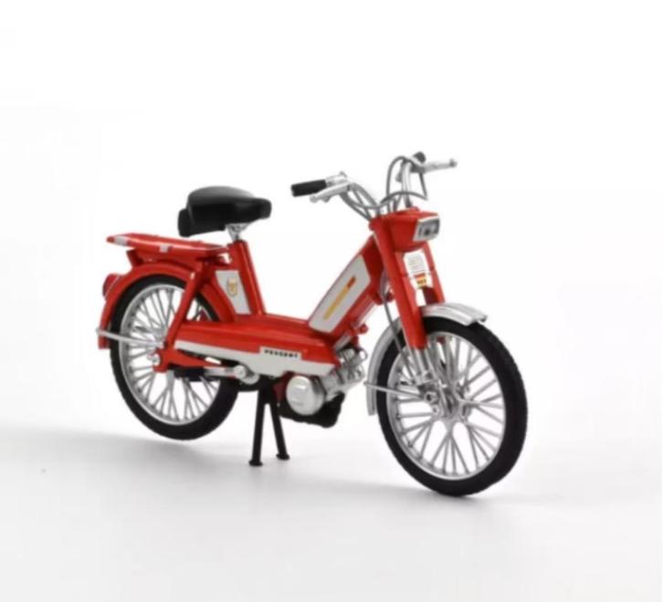Peugeot 103 L 1972 Oranje schaal 1:18 NOREV REF. 182047, Hobby en Vrije tijd, Modelauto's | 1:18, Nieuw, Motor, Norev, Verzenden