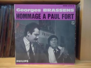 7" Single Georges Brassens - Hommage A Paul Fort