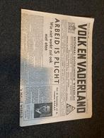 origineel wo2 krantje, Ophalen of Verzenden, Landmacht, Nederland, Foto of Poster