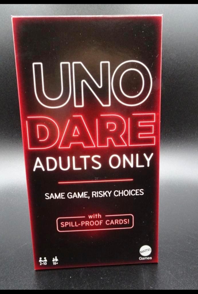 UNO Dare Adults - Nieuw & Verzegeld (Import VS), Hobby en Vrije tijd, Gezelschapsspellen | Bordspellen, Nieuw, Een of twee spelers