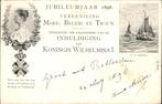 Inhuldiging Koningin Wilhelmina TOPKAART zie beschrijving, Verzamelen, Ansichtkaarten | Nederland, Gelopen, Zuid-Holland, Voor 1920