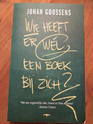 Johan Goossens - Wie heeft er wél een boek bij zich?