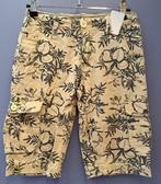 Geddes & Gilmore bermuda broek zand/grijs printje 140 45811, Broek, ., Ophalen of Verzenden, Zo goed als nieuw