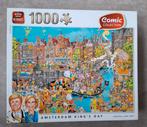 King Puzzel - Amsterdam Koningsdag - 1000 stukjes, Ophalen of Verzenden, 500 t/m 1500 stukjes, Zo goed als nieuw, Legpuzzel