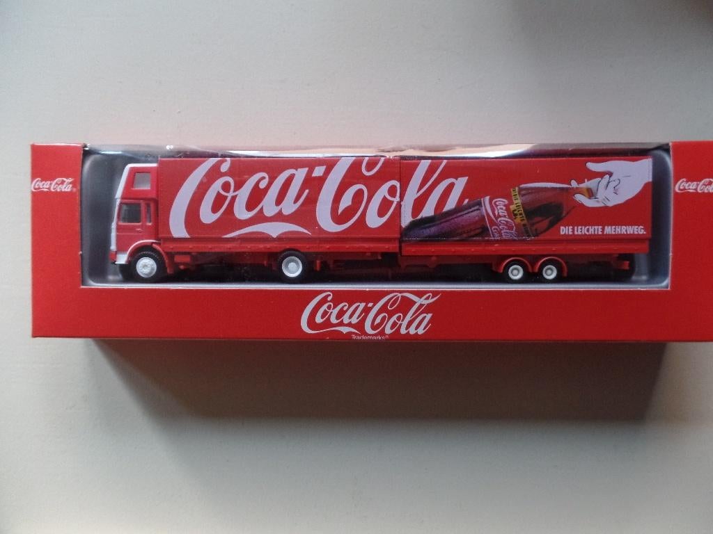 MAN vrachtwagen/aanhanger Coca Cola Herpa, Hobby en Vrije tijd, Modelauto's | 1:87, Nieuw, Bus of Vrachtwagen, Herpa, Verzenden