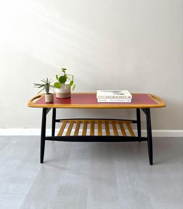 Vintage salontafel formica blad, jaren 60/retro beschikbaar voor biedingen