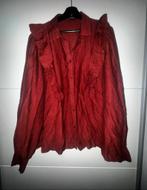Blouse norah maat 48, Kleding | Dames, Ophalen of Verzenden, Zo goed als nieuw, Maat 46/48 (XL) of groter, Rood