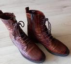 Bruin lederen boots Nelson, maat 39, Ophalen of Verzenden, Zo goed als nieuw, Bruin