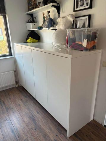 Hangkast kledingkast hoogglans wit