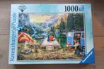 Ravensburger puzzel camping calme, Ophalen of Verzenden, 500 t/m 1500 stukjes, Zo goed als nieuw, Legpuzzel