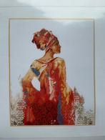 Borduurpakket van Lanarte: ‘Ashanti woman’ 🧵🪡👩🏾‍🦱, Ophalen of Verzenden, Handborduren, Borduurpakket