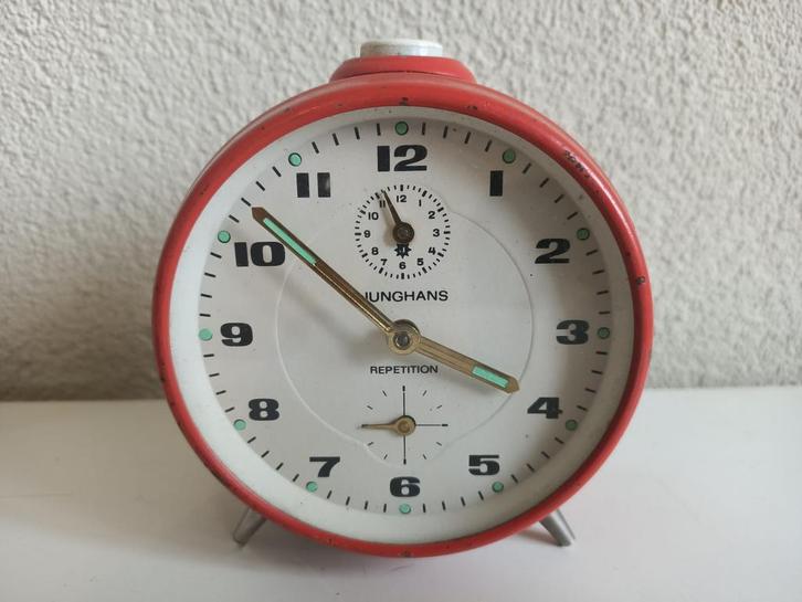 Vintage Junghans wekker | werkend!, Witgoed en Apparatuur, Wekkers, Gebruikt, Analoog, Ophalen of Verzenden