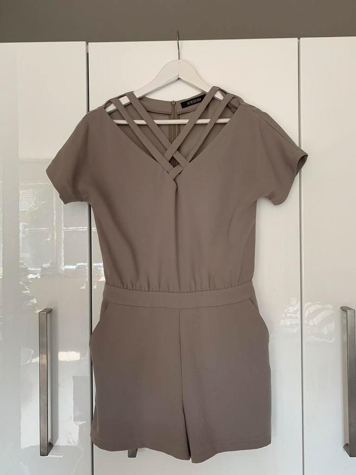Jumpsuit van Supertrash, size 34, Kleding | Dames, Jumpsuits, Zo goed als nieuw, Maat 34 (XS) of kleiner, Bruin, Ophalen of Verzenden