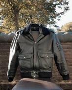 Origineel vintage Schott NYC leren Pilotenjas A-2 USA, Zwart, Ophalen of Verzenden, Gedragen, Maat 56/58 (XL), Zwart