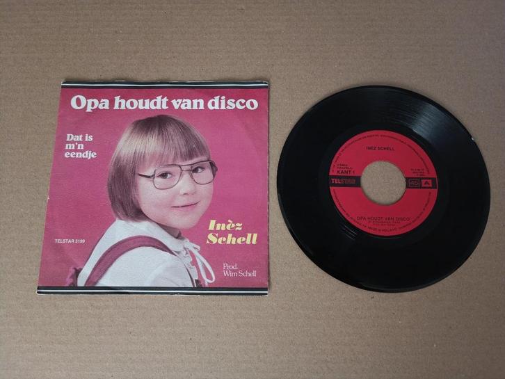 Single: Inez Schell - Opa Houd Van Disco (1980) Telstar 3199, Cd's en Dvd's, Vinyl Singles, Gebruikt, Nederlandstalig, 7 inch