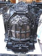 Art  Nouveau gietijzeren kachel (Salamander kachel), Verzenden, Hout, Houtkachel