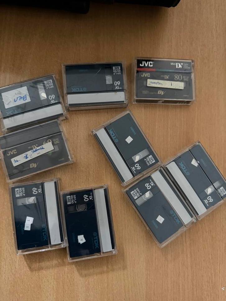 Mini DV Bandjes - JVC & TDK, Audio, Tv en Foto, Videocamera's Analoog, (Video)band, Overige soorten, Ophalen of Verzenden
