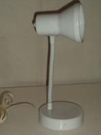 WITTE BUREAULAMP, Huis en Inrichting, Minder dan 50 cm, Ophalen of Verzenden, Metaal, Zo goed als nieuw