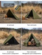 Replica Poolse Lavvu, NIEUW retro poncho tent belltent yurt, Ophalen of Verzenden, Nieuw