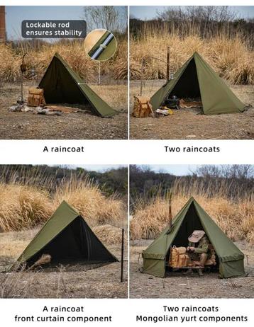 Replica Poolse Lavvu, NIEUW retro poncho tent belltent yurt beschikbaar voor biedingen
