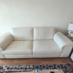 Bankankstellen Natuzzi, Huis en Inrichting, Ophalen, Gebruikt, Natuzzi echt leer, Leer