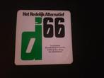 Sticker D66, Verzamelen, Ophalen of Verzenden, Nieuw, Overige typen