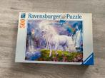 Ravensburger puzzel - eenhoorn - 500st, Ophalen of Verzenden, Zo goed als nieuw