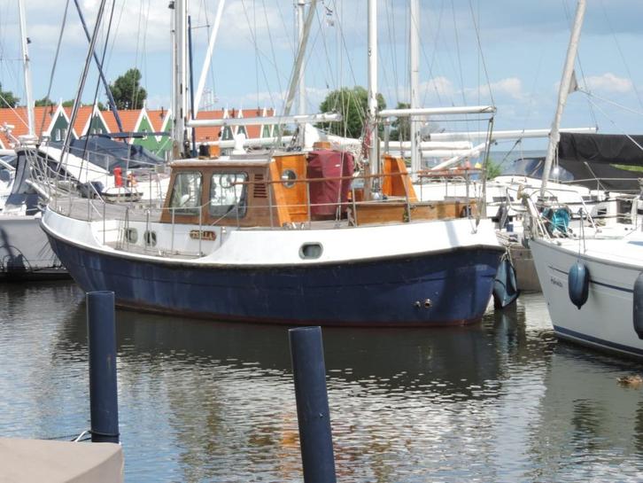 Motorsailor!! Rogger 14M. Renovatie project..!!!, Watersport en Boten, Kajuitzeilboten en Zeiljachten, Tourjacht of Cruiser, Polyester