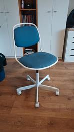 Ikea bureaustoel - Donkerblauw, Ophalen, Zo goed als nieuw, Blauw, Bureaustoel