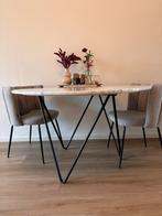 Ronde marmeren eettafel - 125cm, Huis en Inrichting, Tafels | Eettafels, Ophalen, 50 tot 100 cm, 100 tot 150 cm, Overige materialen