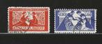 Nederland 134-135 Toorop  zegels jaar 1923 serie gestempeld, Postzegels en Munten, Postzegels | Nederland, Verzenden, T/m 1940