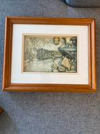 Schilderij Anton Pieck, Antiek en Kunst, Kunst | Schilderijen | Klassiek, Ophalen of Verzenden