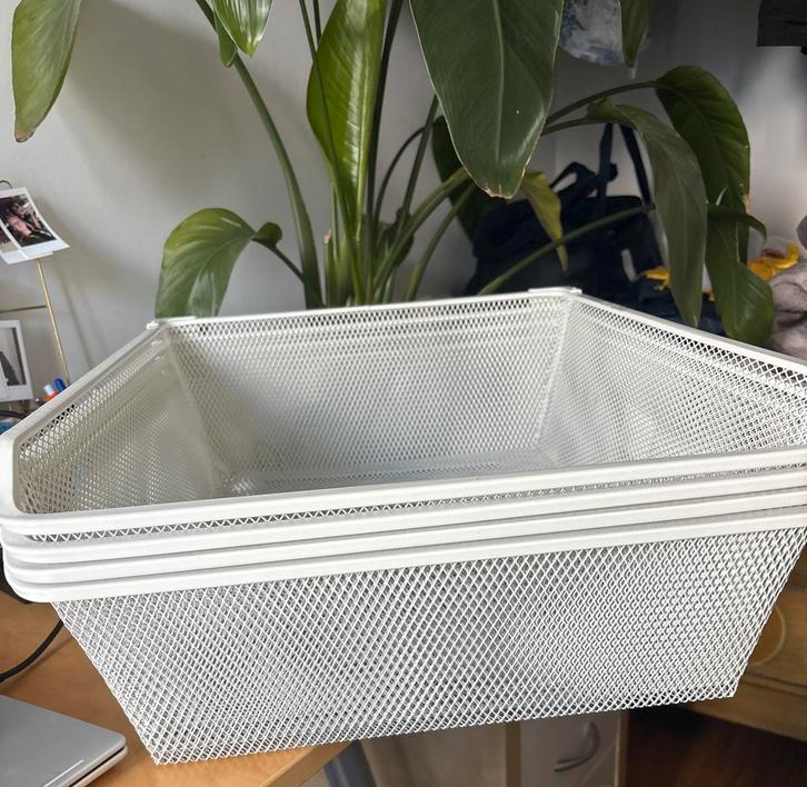 4 Paxkast manden 50cm - Zo goed als nieuw!, Huis en Inrichting, Kasten | Ladekasten, Zo goed als nieuw, 25 tot 50 cm, Metaal, 1 of 2 laden