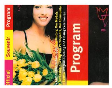 Gay Games 1998 program GEZOCHT  beschikbaar voor biedingen