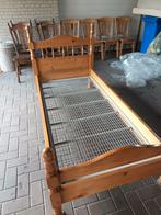Grenen 1-persoonsbed (evt. matras), Ophalen of Verzenden, Eenpersoons, Hout, 90 cm