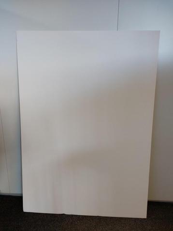 Foamboard 1000x1400x5mm, wit,1 kant zelfklevend, doos 25 vel