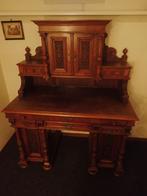 Bureau / Secretaire met Brede lade en 5 Kleine + 4 Kastjes, Huis en Inrichting, Bureaus, Ophalen, Gebruikt, Bureau