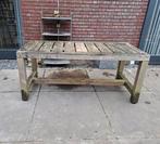 Houten tuintafel van Hillhout, Ophalen, Gebruikt, Rechthoekig, Hout