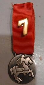 Miniatuur medaille mars 7x diekirch luxemborg rood lint, Verzamelen, Ophalen of Verzenden, Landmacht, Overige gebieden, Lintje, Medaille of Wings