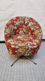 vintage cocktail stoeltje/retro easy chair draaibaar, Ophalen, Huis en Inrichting