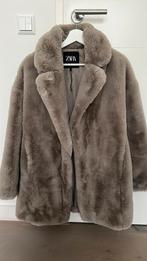Zara super zachte beige grijs winter jas vacht maat S 36, Ophalen of Verzenden, Zo goed als nieuw, Maat 36 (S), Zwart