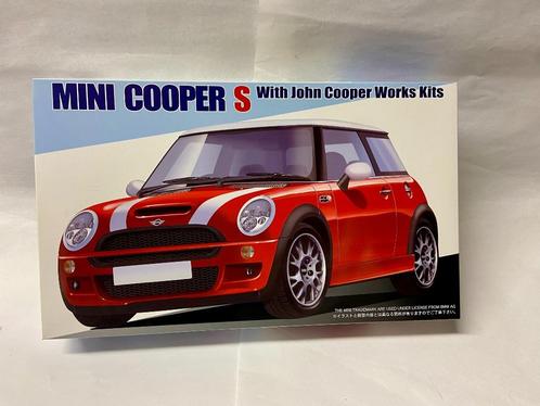 Fujimi 1/24 Mini Cooper S incl. extra's, Hobby en Vrije tijd, Modelbouw | Auto's en Voertuigen, Zo goed als nieuw, Auto, Groter dan 1:32