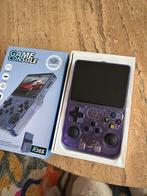 R36S Retro Game Console - Transparant Paars - Zo goed als ni, Spelcomputers en Games, Spelcomputers | Overige, Ophalen, Zo goed als nieuw