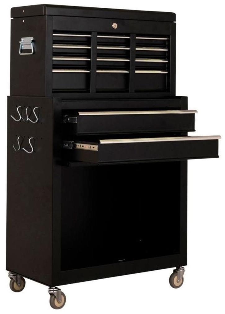 Gereedschapskar met opzetkist leeg 2 kleuren - Nieuw, Auto diversen, Overige Auto diversen, Ophalen of Verzenden